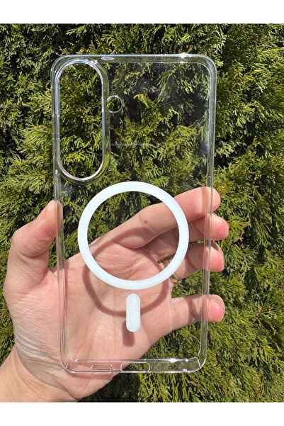 Deppo Trend Samsung Galaxy S26 Plus Uyumlu Kılıf İnce Sert Sararmaz Magsafe K...