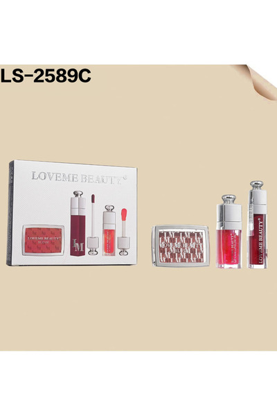 Lafme Beauty Loveme Beauty Brand Cosmetics Makeup Lip Gloss and Lipstick in Set