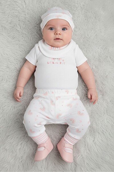 Rock A Bye Baby Boutique طقم بودي سوت للفتيات الصغيرات مكون من 10 قطع مطرّز ب...