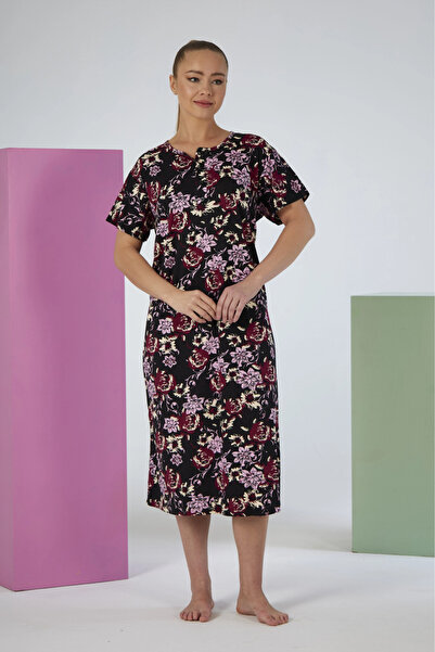 SS HOME CONCEPT Estiva 25237 Women's Lycra Viscose Short Sleeve Nightgown