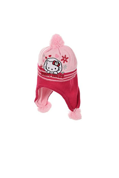 Hello Kitty Thick Hat with Ears and Tassels,