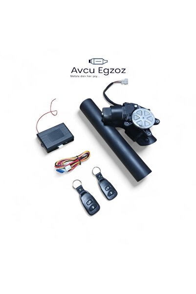 Avcu Egzoz&Metal 51mm Kumandalı Egzoz Klape Valf Seti Aç Kapat Egzoz Sistemi ...