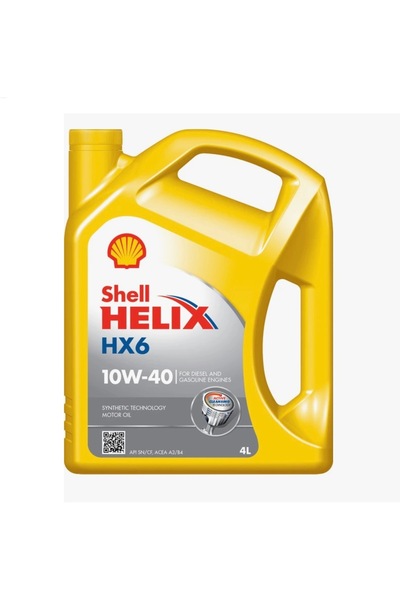 SHELL Helix HX6 10W-40 4 Litre Yarı Sentetik Motor Yağı