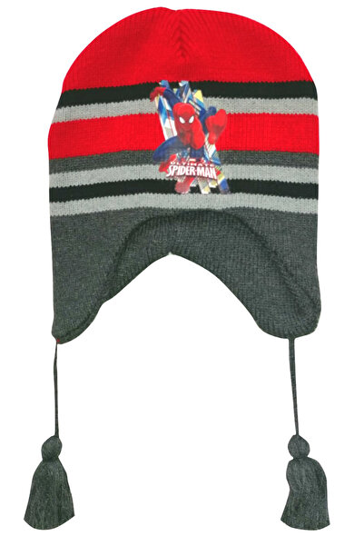 SPIDERMAN Hat with Ears and Tassels,