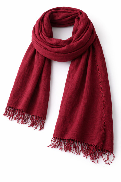 beyoğlu style Burgundy Men's Scarf