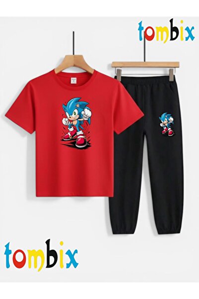 tombix MAVİFARE SONNIK TRICOU CU IMPRIMEU ȘI PANTALONI DE TRENING (CU BĂRBAȚI...