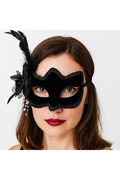 SORA GROUP ®   Black Color Side Feathered White Pearl Suede Covered a Quality...