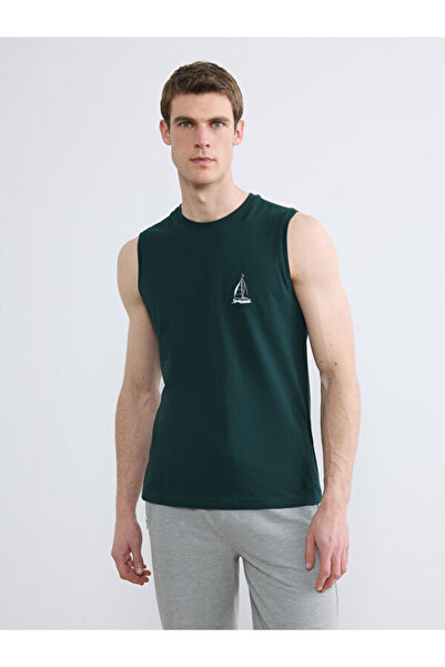 LC Waikiki Tricou fără mâneci pentru bărbați cu imprimeu Sparkly Choices Zero...