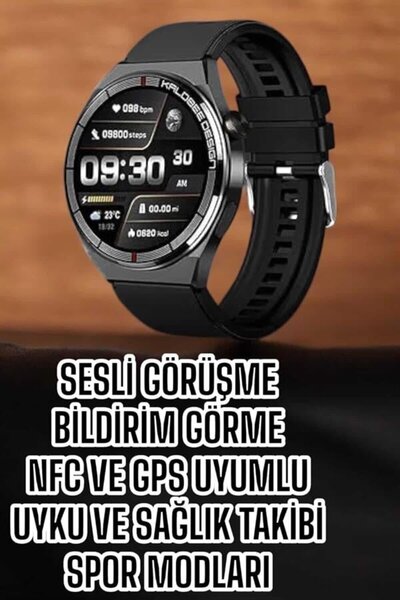northcity n Akıllı Saat Bluetooth Bağlantılı AmoLED Ekran - 500mAh Batarya ve Sağlık Takibi