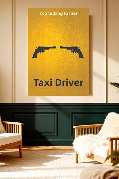 Mushen Studio Taxi Driver You Talking to Me Iconic Movie Poster Unframed Canv...