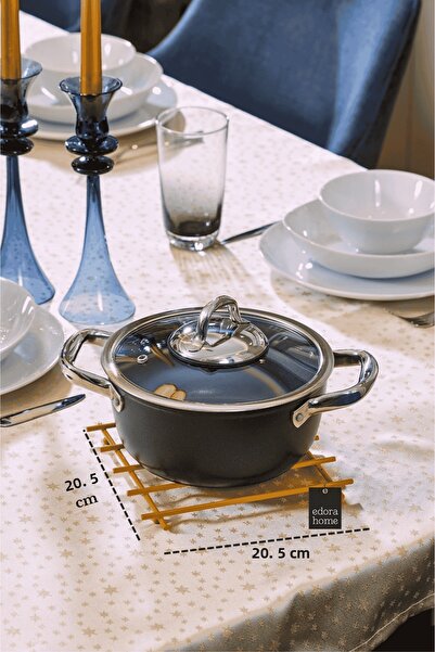 Edora Home Πορτοκαλί ίσιο πυρίμαχο στήριγμα, βάση πάγκου - μεταλλικό ανοξείδωτο