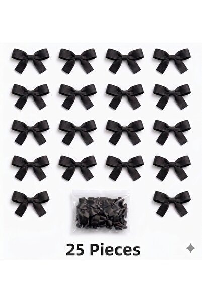 Mavi Masal Μαύρη κορδέλα για γαμήλια δώρα, διακοσμητική κορδέλα, έτοιμη σατέν...