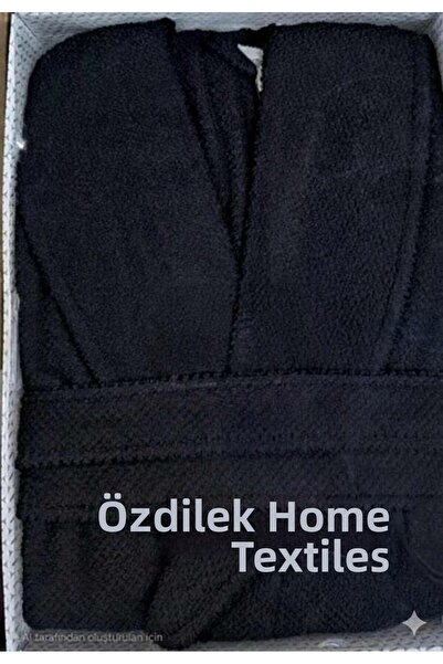 Özdilek Έγχρωμο (avm) Μαύρο μπουρνούζι Şalyaka (s/m)