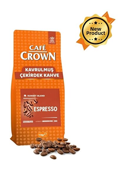 shop قهوة كافيه كراون 1 كجم (متوسطة التحميص، خلطة صن سيت، إسبريسو)