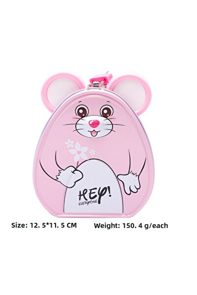 Livava Μεταλλικός κουμπαράς με φιγούρα μικροσκοπικού ποντικιού - Παιδικό κουτ...