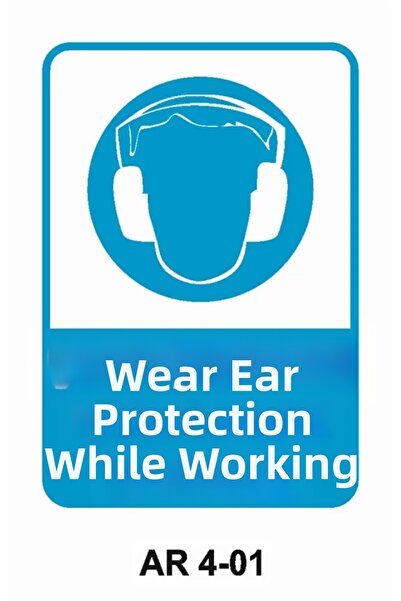 Outdoor One Work Safety Warning Sign 1 Piece Pvc 21 X 29cm