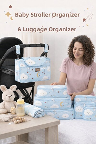 MorPort Premium Organizer για παιδικά καροτσάκια Τσάντα I Σετ Με σχέδιο τεμαχ...