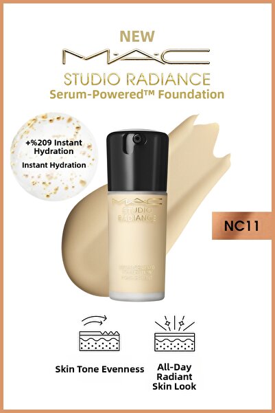 M.A.C Studio Radiance Serum-Powered ™   Foundation-Nc11-30Ml-773602656608