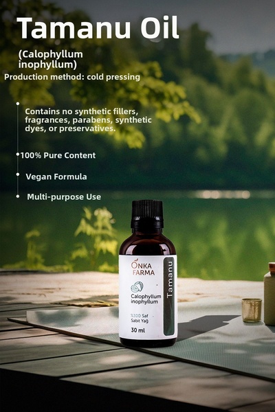 OnkaFarma Onka Farma - 100% Natural Tamanu Oil, Pure Cold Pressed - 30 ml
