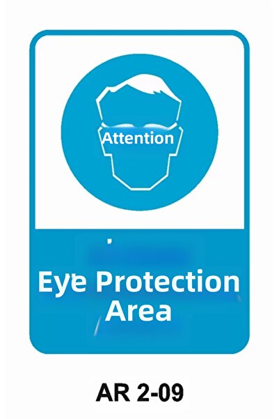 Outdoor One لافتة تحذير السلامة المهنية 1 قطعة PVC 21 × 29 سم