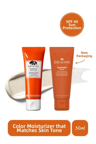 Origins Ginzing Spf 40 Revitalizing and Brightening Tinted Moisturizer with C...