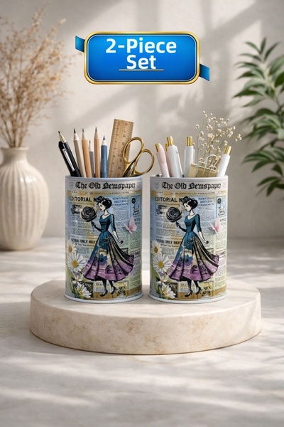 LE PARİS Σετ 2 τεμαχίων Vintage Μεταλλικός Οργανωτής Πολλαπλών Χρήσεων |   Θή...