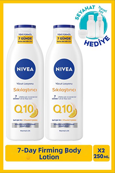 NIVEA Q10 7-Day Firming Body Care Lotion 250ml, Vitamin C, Moisturizer, Colla...