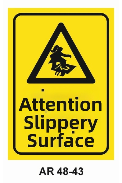 Outdoor One Caution Rotten Floor Women Figure Work Safety Warning Sign 1Pcs P...