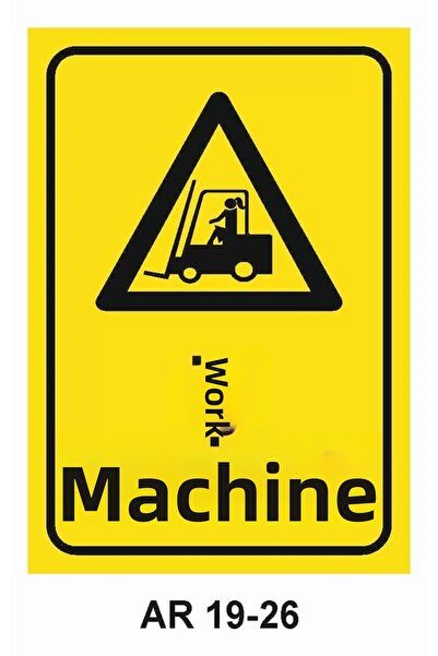 Outdoor One Work Safety Warning Sign 1 Piece Pvc 21 X 29cm