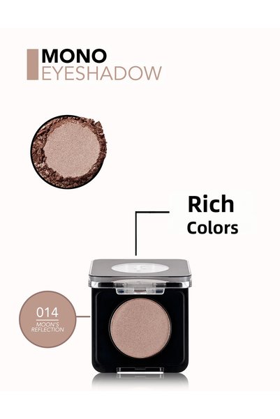 Flormar Mono High Pigmented & Natural Shimmer Compact Eyeshadow