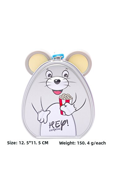 Livava Μεταλλικός κουμπαράς με φιγούρα μικροσκοπικού ποντικιού - Παιδικό κουτ...