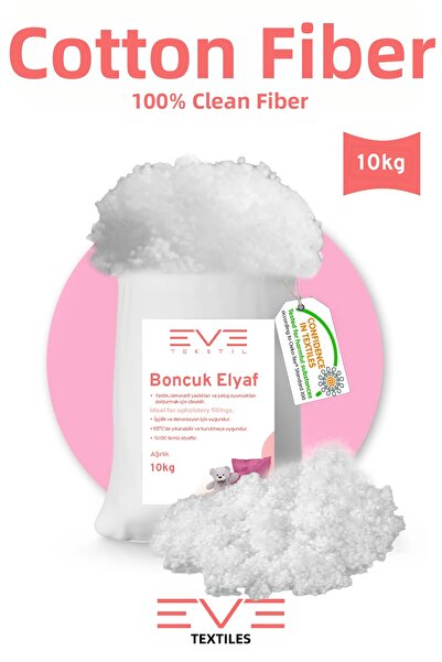 Eve Tekstil Υλικό Γεμίσματος Παιχνιδιών Παπλωμάτων Μαξιλαριών Αντιαλλεργικό Α...