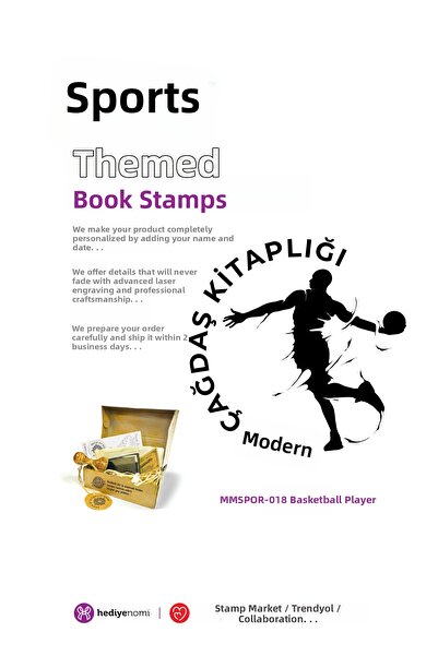 HEDİYENOMİ MühürMarket > ختم كتاب رياضة اليد للرياضيين - ختم كتاب > MMSPOR-018