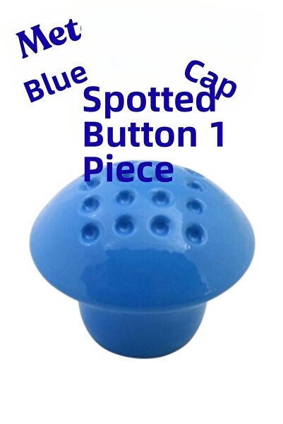 KAYRA LEATHER CRAFT Klc Metal Speckled Round Blue Knob Handle - Modern Drawer...