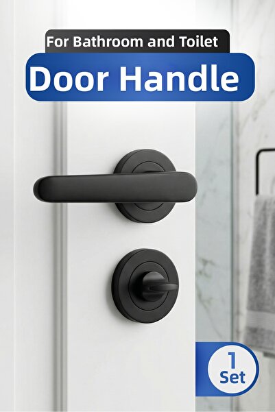 Badem10 (1 Σετ-Ζεύγος) Özen ALM Kayı Στρογγυλό Σήμα Μοντέρνα Λαβή Πόρτας Μπάν...