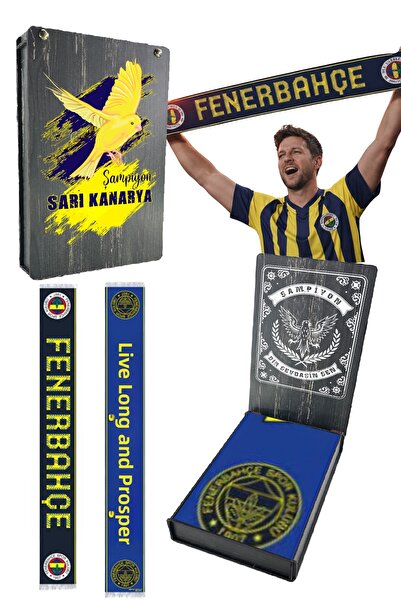 Fenerbahçe UNISEX ΣΑΛΙ "ΜΑΚΡΙΑ ΝΑ ΕΙΝΑΙ Η ΗΛΙΚΙΑ ΤΟ ΚΑΛΥΜΜΑ " ΜΕ ΚΟΥΤΙ ΔΩΡΟΥ UV