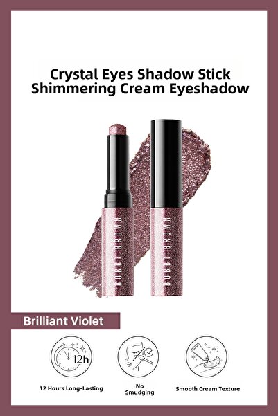 BOBBI BROWN ظلال عيون كريستالية على شكل قلم - ظلال عيون كريمية لامعة - بنفسجي...