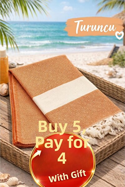 serelya Πετσέτα θαλάσσης Peshtemal 100% βαμβακερή με σχέδιο διαμάντι Τουρκική...