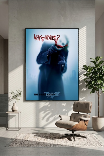 postercraft Joker De ce atât de serios? Poster modern tip tablou pe panou