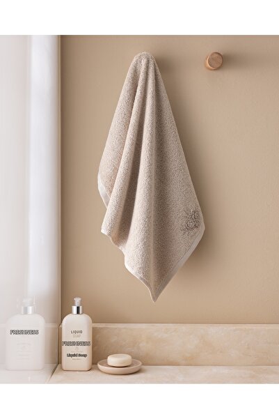 Madame Coco Πετσέτα προσώπου Rosabell Crocheted 100% βαμβακερή - Μπεζ