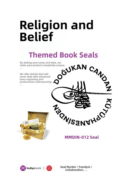 HEDİYENOMİ Mühürmarket > Religion and Faith Tuğra Book Seal - Book Stamp > Mm...