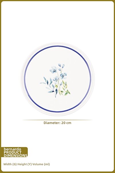 Bernardo Clara 6 Piece Porcelain Cake Set