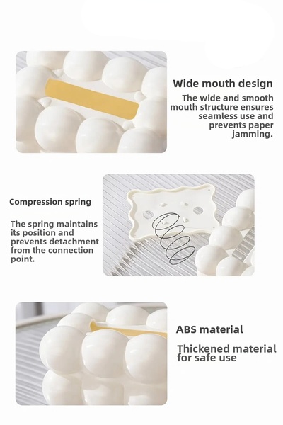 EG75 Nordic Style Cloud Napkin Holder Pinterest Style Decorative Desktop Plastic Napkin Box