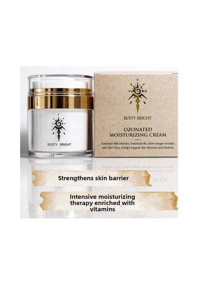 Rusty Bright Intensive Moisturizing Face Cream with Ozone Oil & Vitamin C, Revitalizing Effect, Softening & Nourishing Care