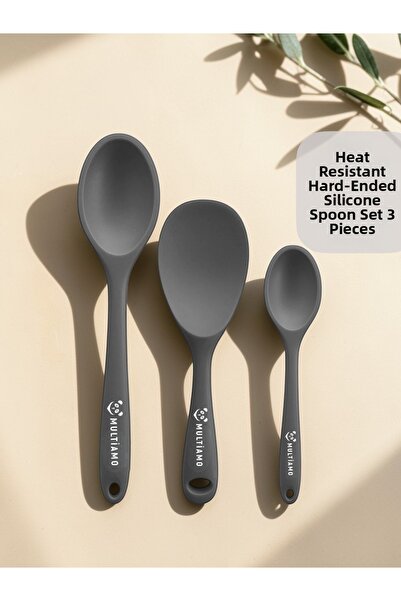 Multiamo Hard Tip Heat Resistant Fireproof Non-Stick Silicone Long Short Deep...