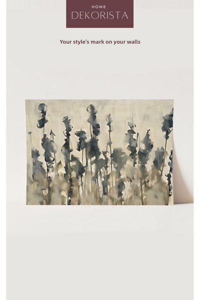 HOME DEKORİSTA Vintage αφίσα με λουλούδια, τοίχος γκαλερί, καλλιτεχνική εκτύπ...