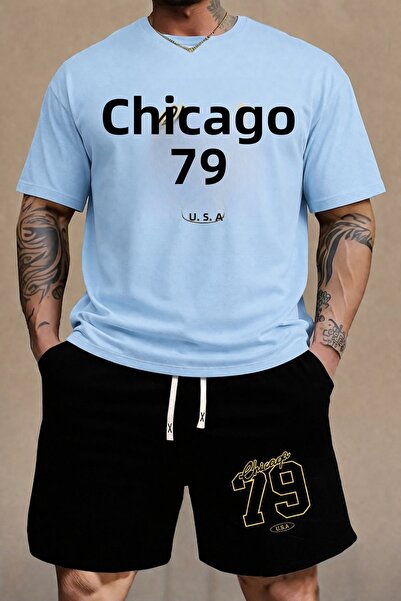 DAXİS Sportwear Company Ανδρικό σετ 2 τεμαχίων: Σορτς και μπλουζάκι