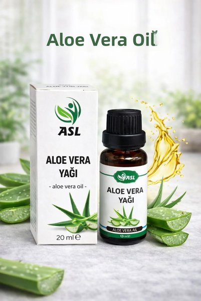 ASL Aloe Vera Oil 20 ml – Natural Herbal Oil – Skin and Hair Care Oil – Moist...