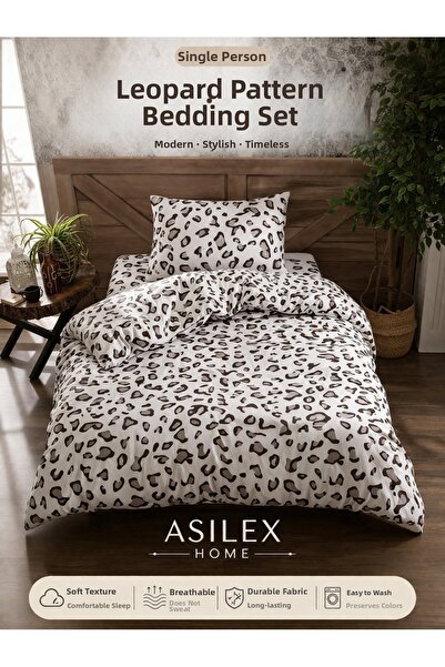 Asilex Home Collection Σετ Παπλωματοθήκης Μονόκλινου Κρεβατιού Μοντέρνο Σετ Κ...