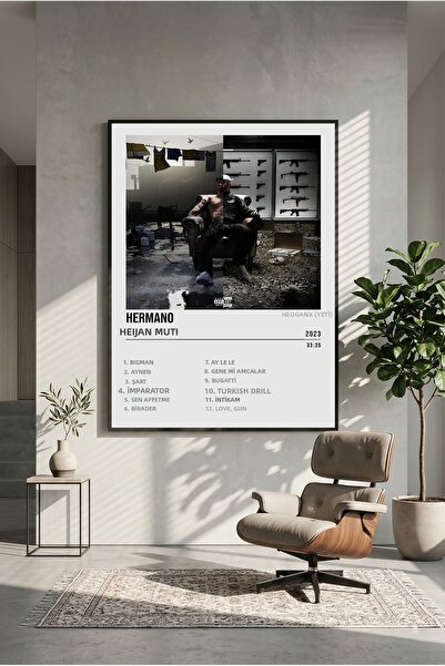 postercraft Heijan & Muti Hermano Design de album Poster modern cu pictură pe...